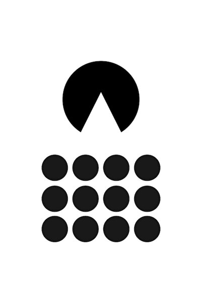 StickerStore Decorative Sticker Pacman, 20x15 cm, Black