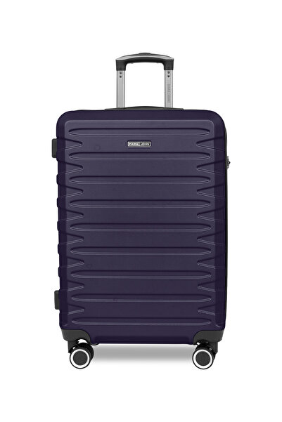 PARAJOHN Aero 24-Inch (Medium) ABS Hard Case Checked-In Luggage Trolley Bag with 4 Spinner Wheels and Lock