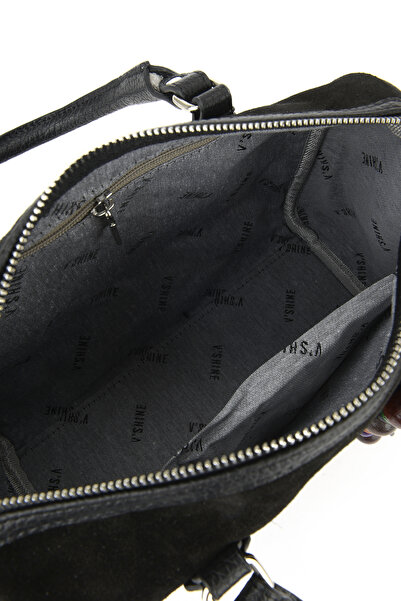 Ziya , Women's Genuine Leather Shoulder and Hand Bag 153979Z5011 Black