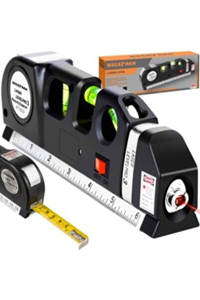 Bigstren Multifunction spirit level with laser, 250 cm -
