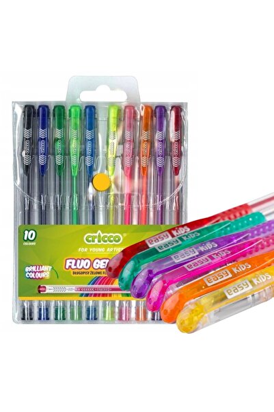 Other Cricco Fluorescent Gel Pen Set of 10 CR0816W10