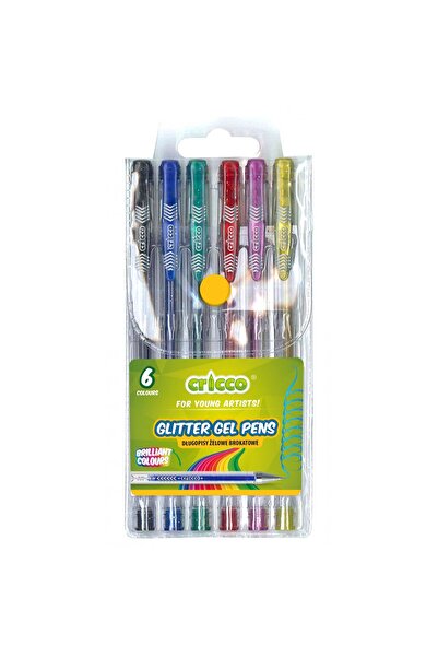 Other Cricco Glitter Gel Pen Set of 6 CR0815W6