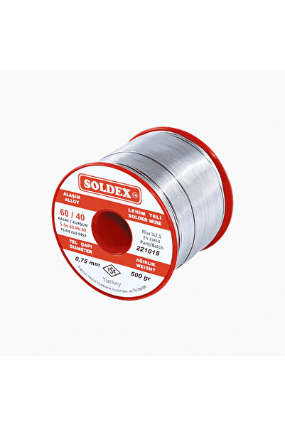 Soldex Sn60 Pb40 0.75mm 500g Lehim Teli