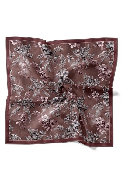 Levidor Autumn Crisp Flower Pattern Sparkling Crystal Scarf