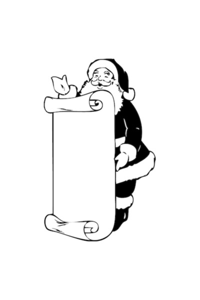 Oracal „Lista de cadouri”, 22 x 30 cm, Negru