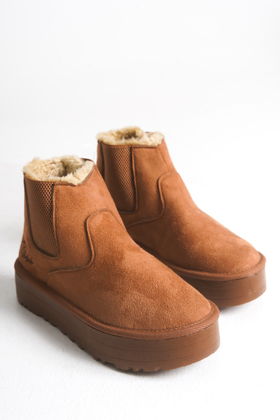 Lively Stylish Reneta Cizme confortabile pentru femei cu talpă groasă și elas...