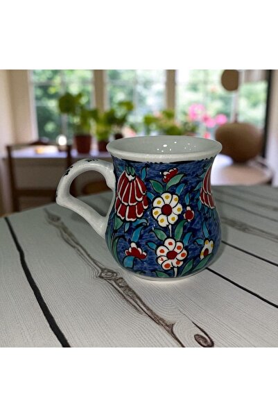 NidaSanatEvi Handmade Traditional Ayran Cup Ceramic
