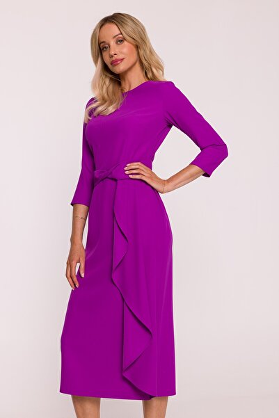 Stylove s425 Elegant dress with decorative frill