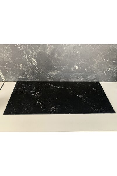 Saban 30X70Cm Black Marble, Glass Cutting Board - Presentation Tray