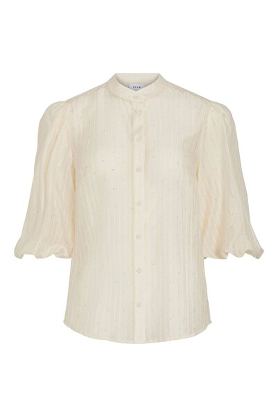 VILA Hemd VISINY Kurzarm