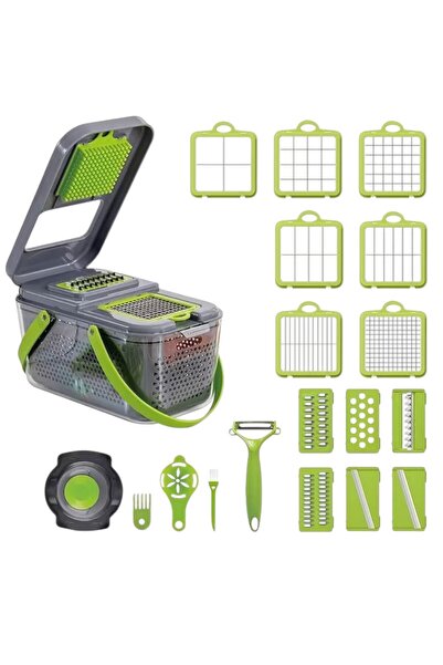OEM Multifunctional Grater 22 Pieces for Vegetables and Fruits Stainless Stee...