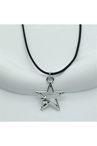 Choice قلادة على شكل نجمة خماسية عتيقة من StyleB قطعة واحدة، قلادة بحبل أسود،...