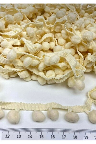 BİGÜMEX Pompon cu dungi crem 1 MT