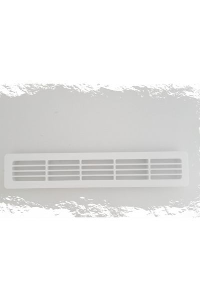 GenelTedarik Kapı Altı Menfez Kapak 27*4,5 Beyaz