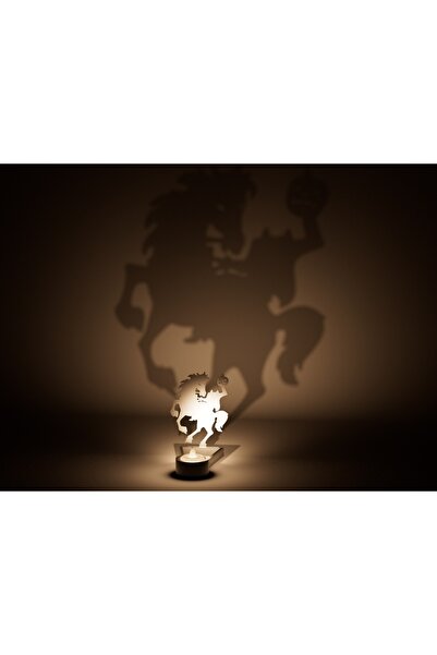 TSC Cadılar Bayramı Minik Led Mumluk 12CM Şovalye