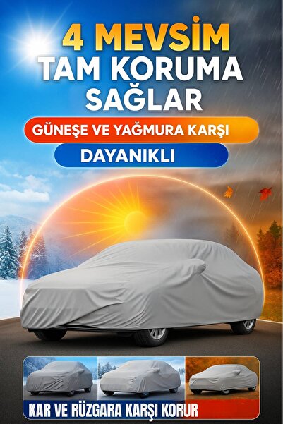 TOYFEST 4 Seasons Durable Waterproof Elastic Peva Car Cover – Uv, Snow, Rain and Wind Protection