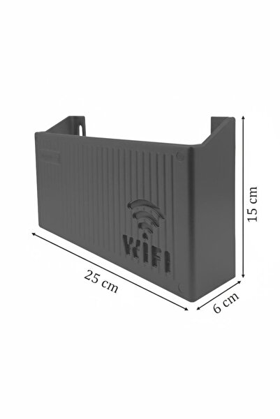 omilife Wall Mountable Modem Wifi Storage Box – Plexiglass Minimalist Design 25X15X6 cm