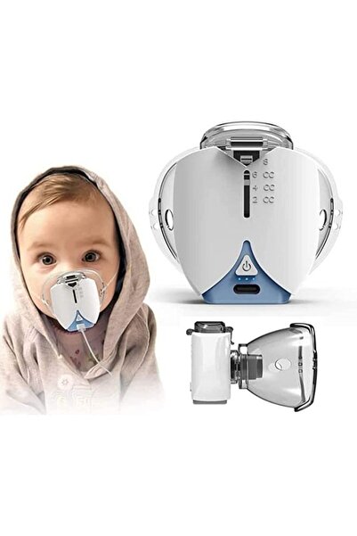 fulina Portable Lightweight Silent Auto Nebulizer Ultrasonic Mesh, Allergies Asthma With USB and 2 Mask