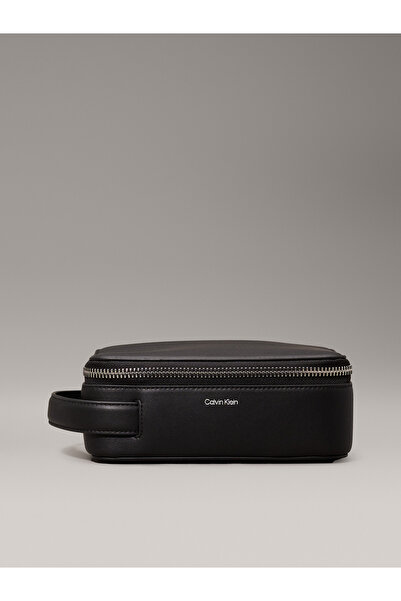 Calvin Klein Men Black Sleek Washbag
