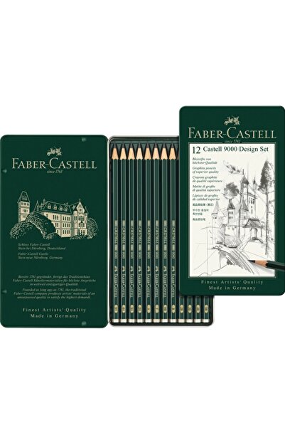 Other Faber-Castell 9000 Design Pencil 12 pcs Metal Packaging 119064FC