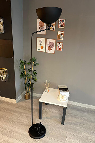 Bamyum Dimmerli Işığı Ayarlanabilen Işığı Artırılıp Azaltılabilen Hareketli Başlık Metal Siyah Lambader