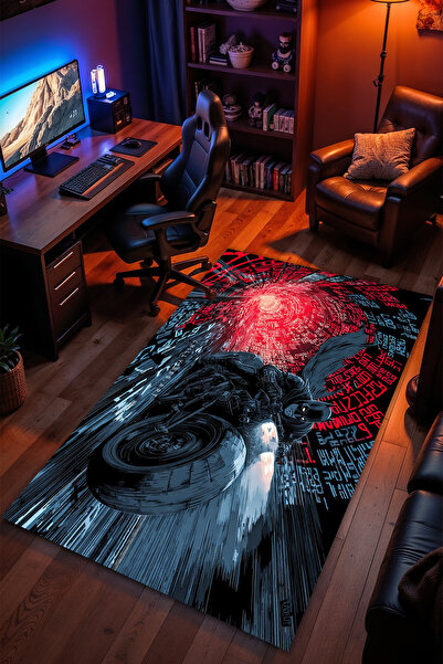 Charmbi Batman Desenli Kaymaz Taban Makinede Yıkanabilir Gaming Oyuncu Gamer ...
