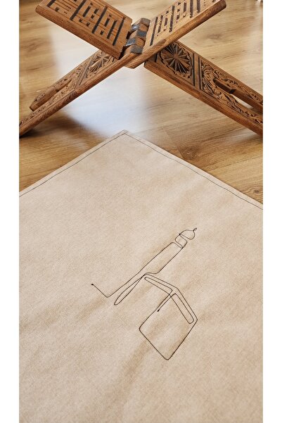 ALTINPAMUK Seccade Natural Plain Ham Fabric Soft Inner Filled 70X115 Ç4