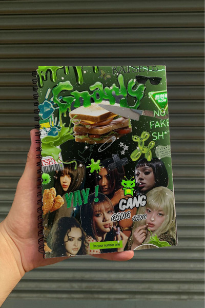 Namgo دفتر حلزوني A5 من KATSEYE GNARLY (200 صفحة)