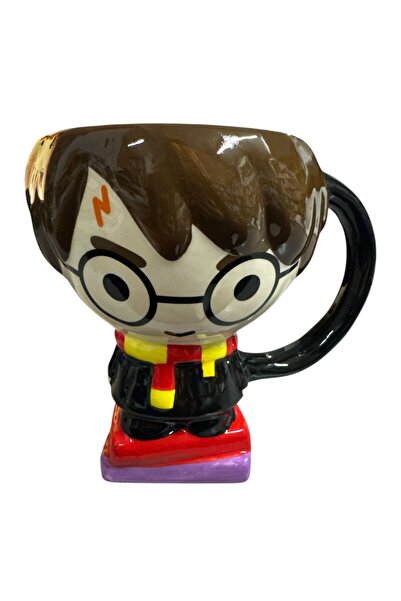 NETAVANTAJ Harry Potter Kitap Üzerinde Duran 3D Figür Kupa Mug