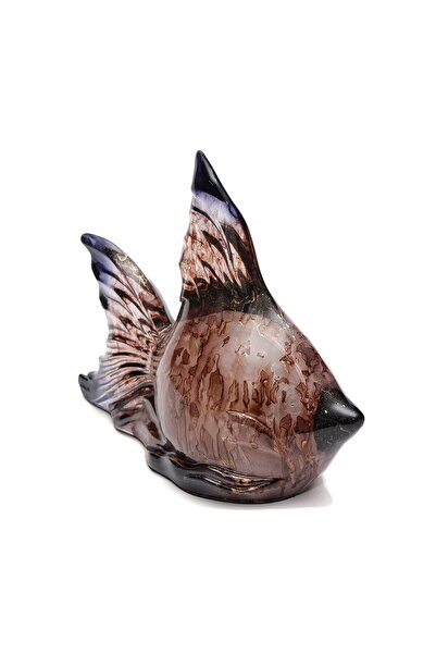 Missi Dekoratif Ocean Art Kahverengi Balık Heykeli (23 cm)