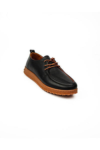 BABALİ 2610 Missmamma Siyah Deri Günlük Kadın Ayakkabı