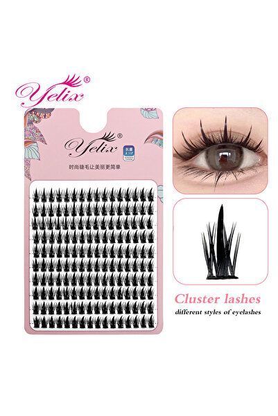 choice2 13mm 0.07mm C S02 Yelix 160 clusters anime lashes Cosplay lash clusters wispy japanese makeup spikes
