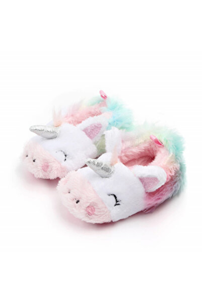BebeNou Ghete cu blană multicoloră - Unicorn - LId2248-1-bo1.9-12m (Mărimea 20)