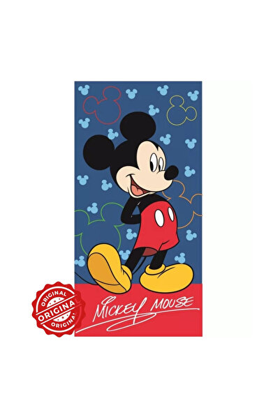OEM Prosop de baie copii Disney Mickey Mouse Classic Smile – microfibra absorbtie rapida, 70×140 cm