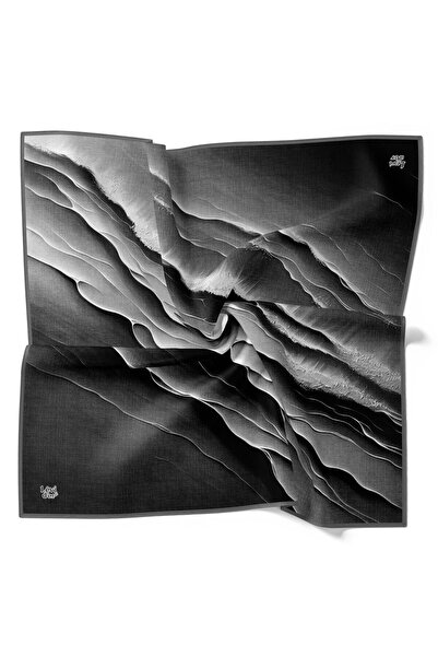 Levidor Sea Wave Pattern Sparkling Crystal Scarf