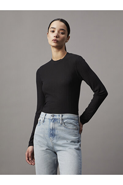 Calvin Klein Women Light Blue Tencel Authentic Slim Straight Jeans