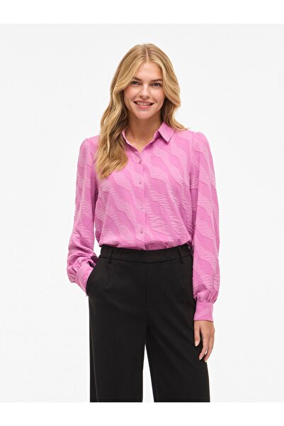 VILA Hemd VIJAZZI Jacquard