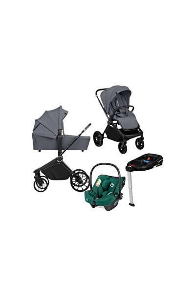 Lionelo Carucior 4 in 1, Lionelo, Mika Plus, Cu scoica auto + Baza Isofix, Re...