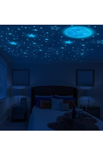 Generic 1049-Piece Wall Stickers Inculding Moon and Stars Decor