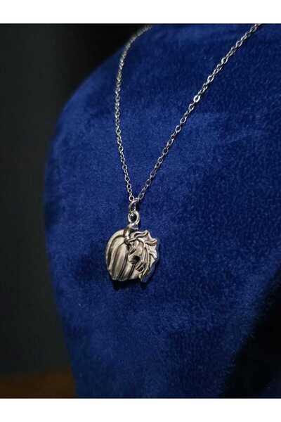 sarıyer silver Halloween Halloween Pumpkin Themed Stoneless Steel Necklace Gothic Jewelry