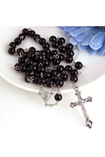 Choice SKU1 1 قطعة قلادة مصنوعة يدويًا للسيدات على الطراز العتيق من حبات مسبح...