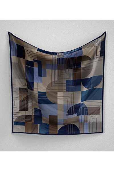 Levidor Κρυστάλλινο κασκόλ με ριγέ γεωμετρικό κλασικό σχέδιο