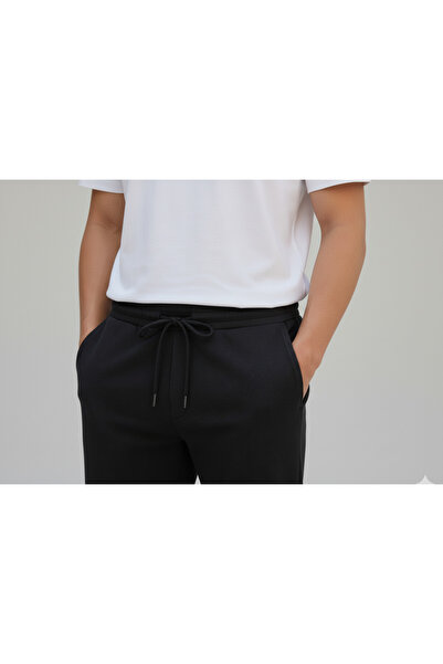 Erkek Siyah Jogger pantolon