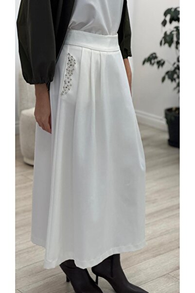 Zems İnci Detaylı Etek 46062