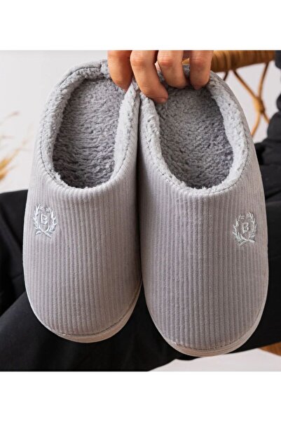 WOSSE Зручні, складні, еластичні, оксамитові чоловічі домашні капці