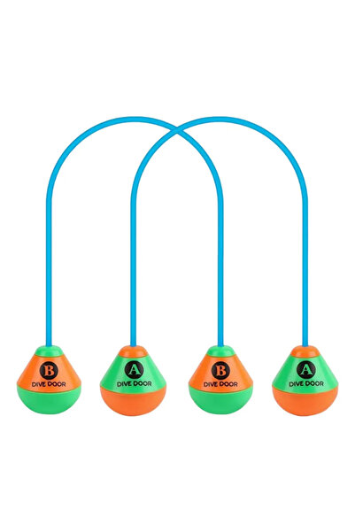 choice2 مجموعة من قطعتين من حلقات الغوص ذات الباب المضحك، تساعد على السباحة و...