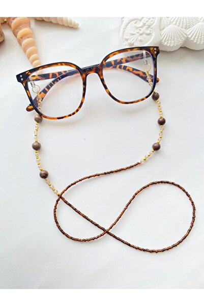 LiKESUN Handmade Beaded Eyeglass Cord 70 cm – Natural Stone