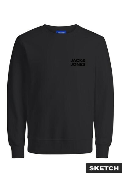 Jack & Jones Jack Jones Logo Sweat cu guler rotund Relax Fit pentru bărbați 1...