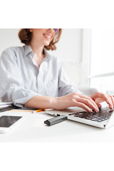 Adata Type-C 256GB Metal USB Flash Drive UE800, AELI-UE800-256G-CSG, Gray