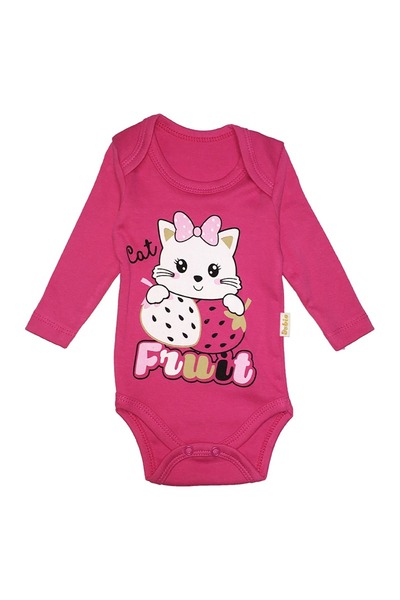 MAİBELLA Body bebelusi Cat Fruit Fuchsia 3 luni